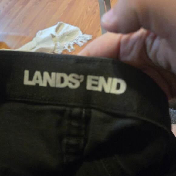 Lands’ End Black High Rise Skinny Jeans Size 8 Petite - Picture 9 of 12